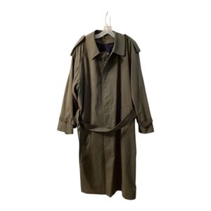 Burberry Olive Green Trench Coat Size‎ 40